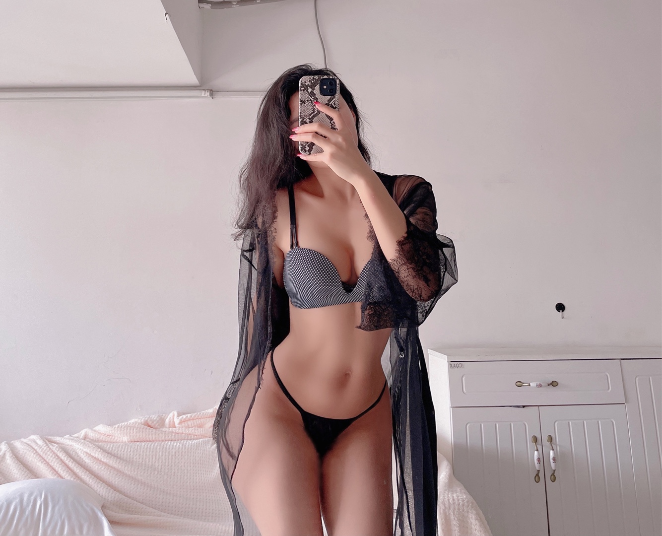 Jessie婕西 - 透视纱衣第1张图片