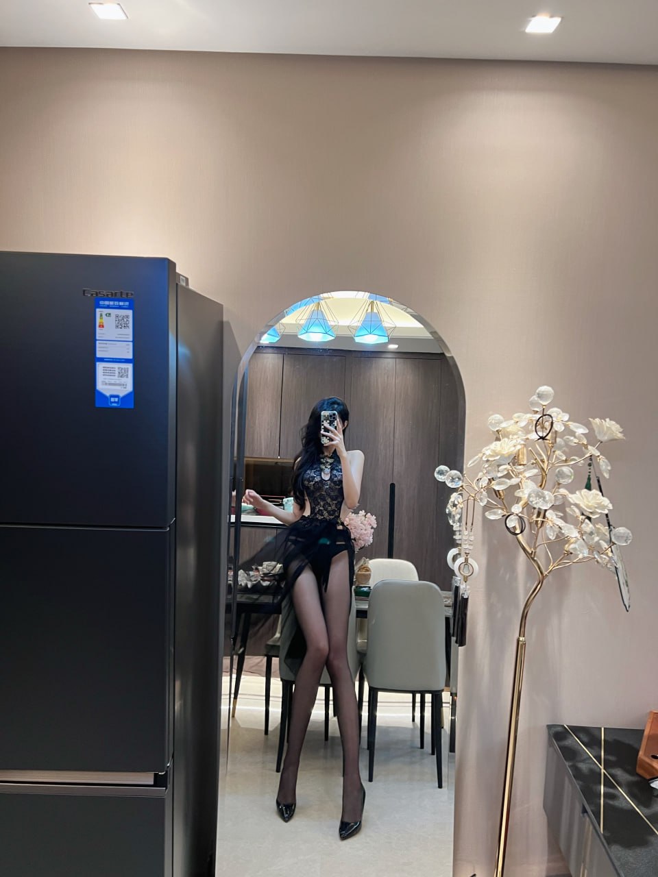 葛征GEZHENG - 百合黑丝第6张图片