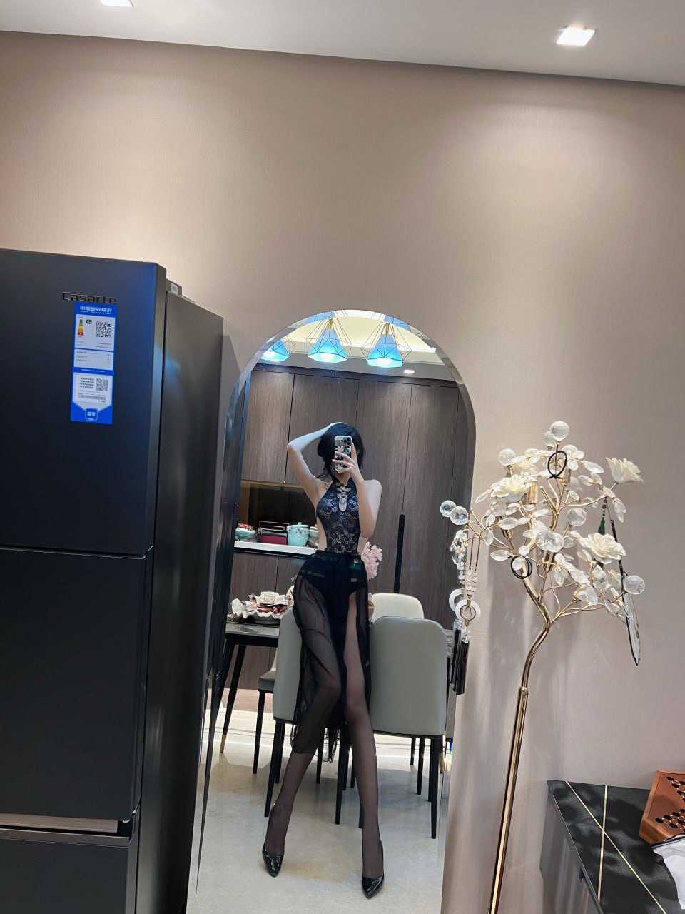 葛征GEZHENG - 百合黑丝第4张图片