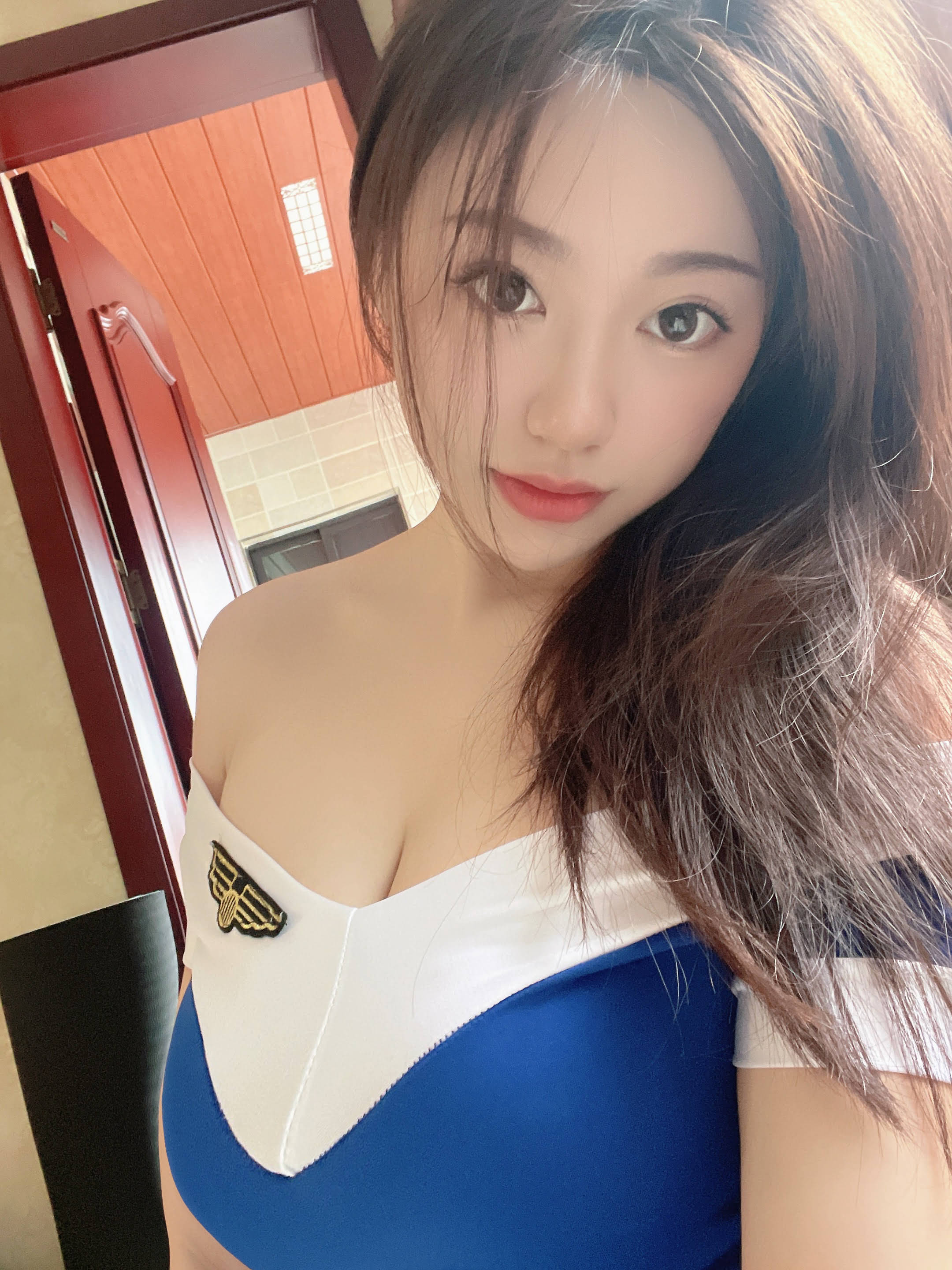 奶宝妹纸 - 蓝色制服第13张图片