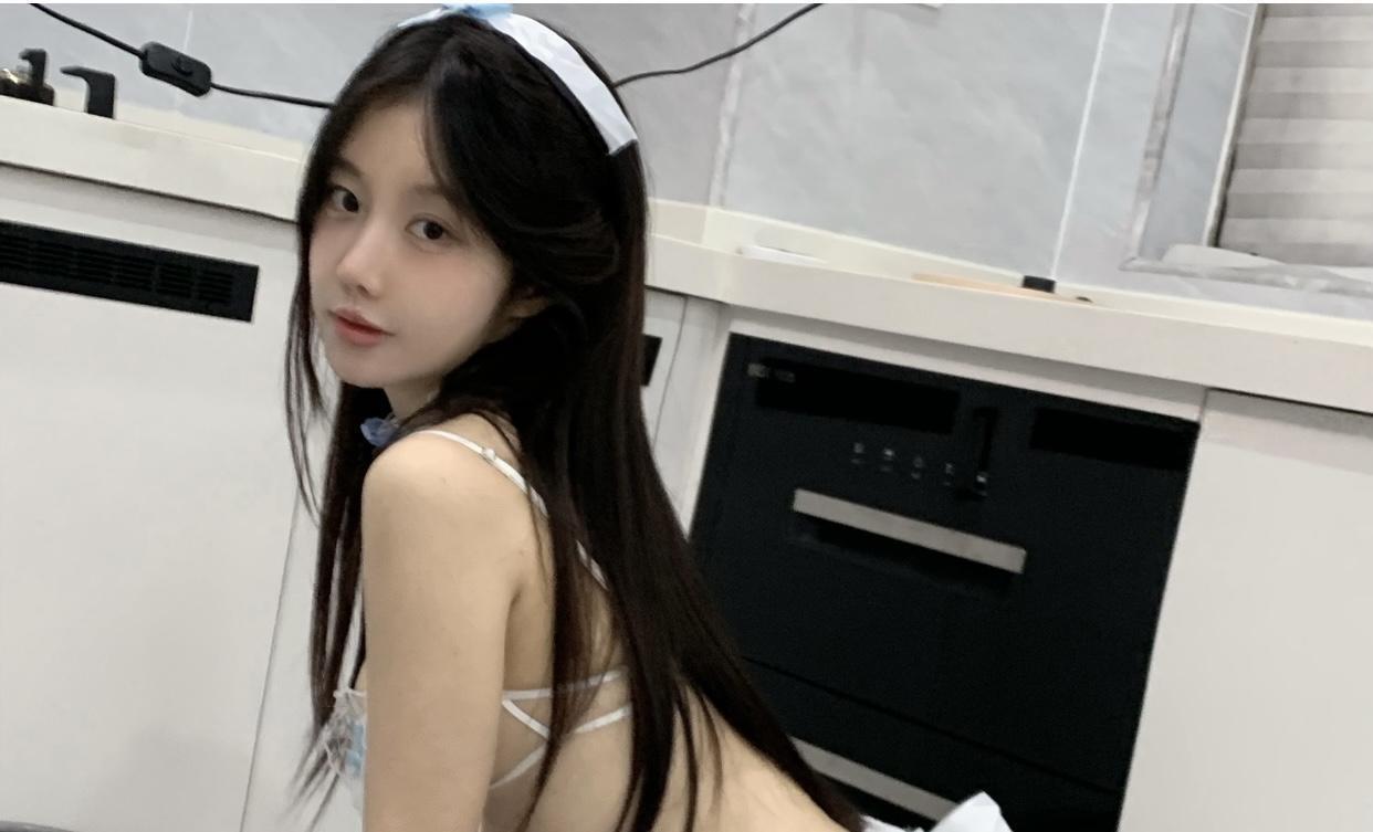 小羊偏偏 - 丝带透视女仆第2张图片